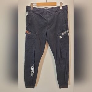 Bape A Bathing Ape Black Slim Cargo Pants - S